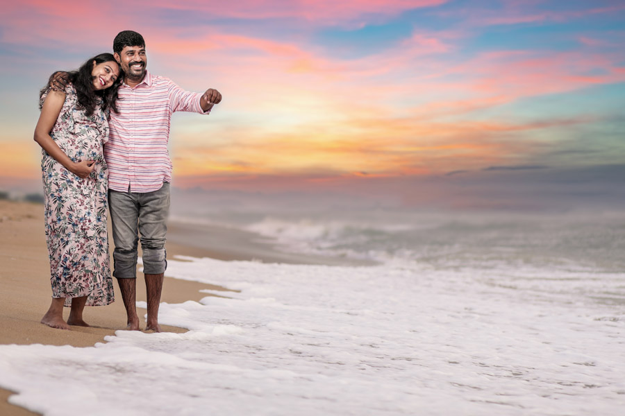 Best Maternity Photoshoot In White Town Pondicherry