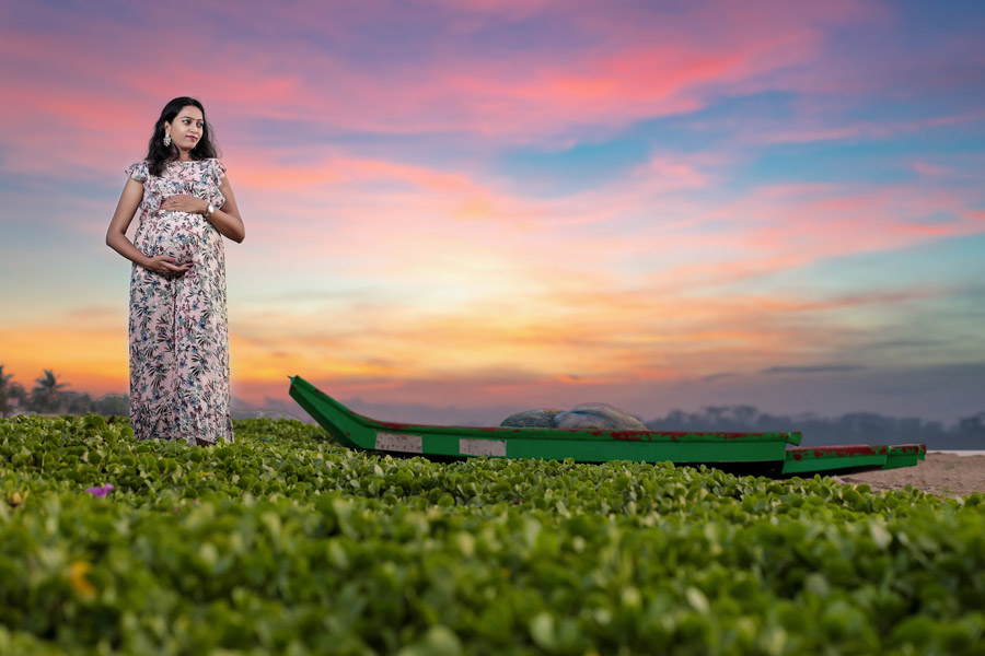 Best Maternity Photoshoot In White Town Pondicherry