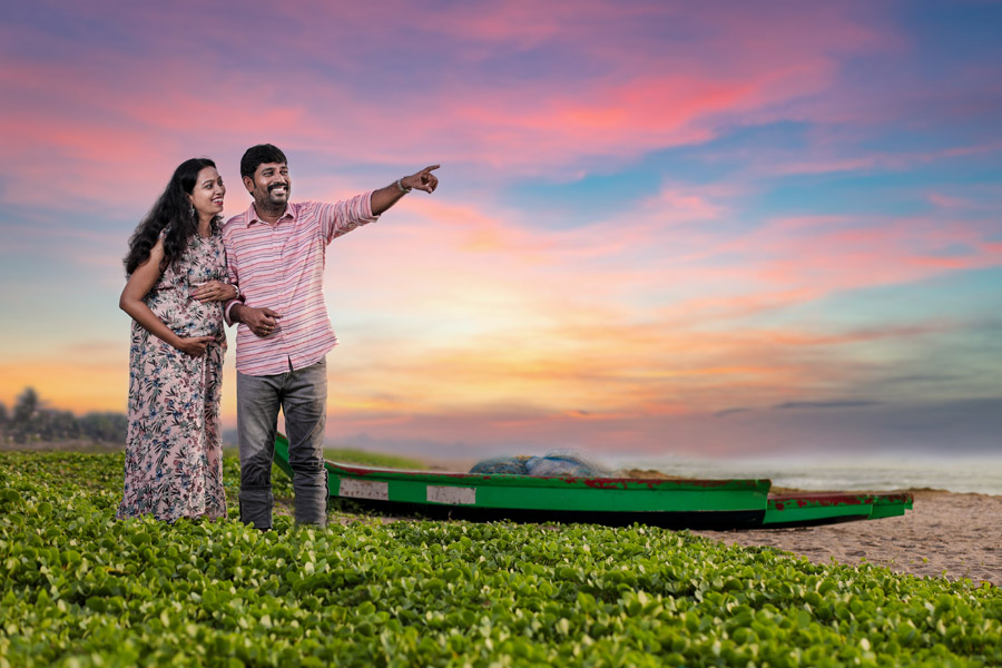 Best Maternity Photoshoot In White Town Pondicherry