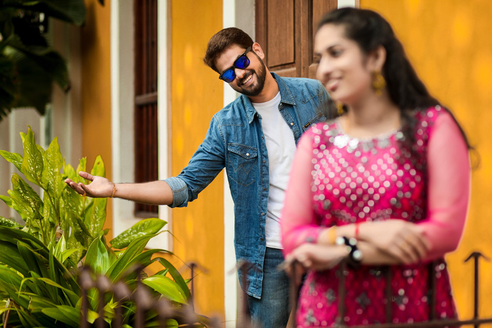 Best White Town Outdoor Photoshoot In Pondicherry