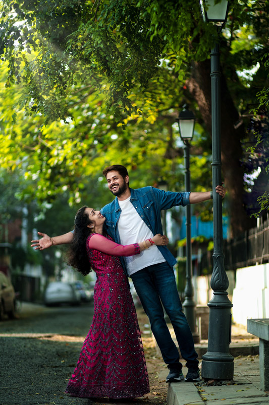Best White Town Outdoor Photoshoot In Pondicherry