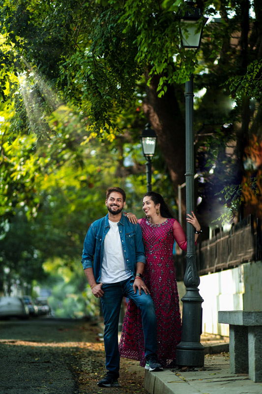 Best White Town Outdoor Photoshoot In Pondicherry